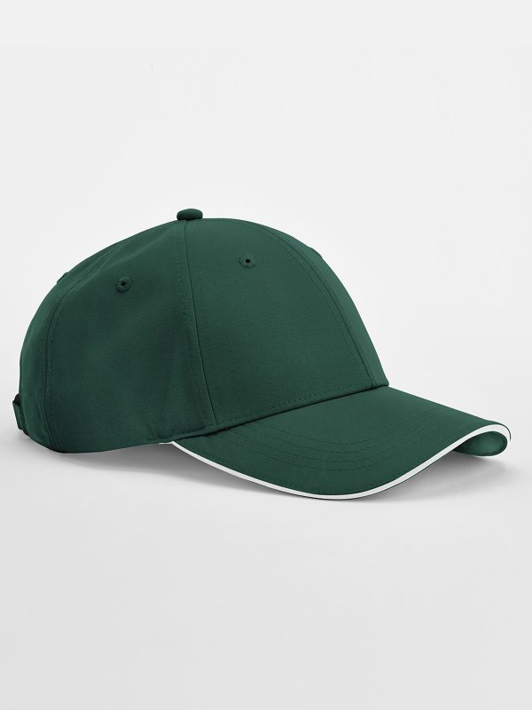bottle green/white